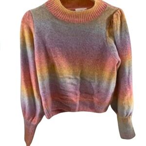a loves a Multicolor Rainbow Gradient Women's Sweater